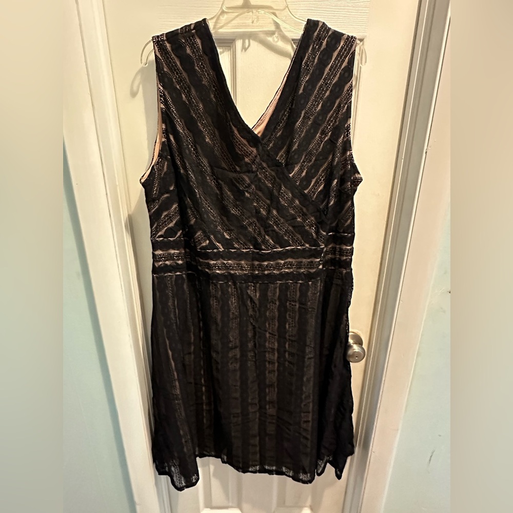 Black lace dress